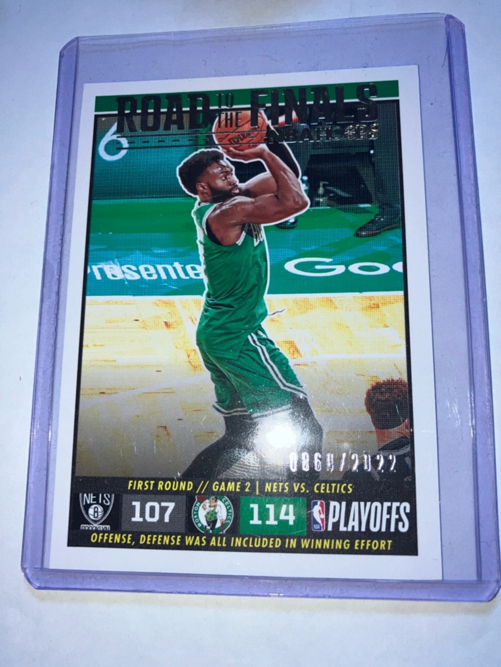 2022-23 Panini Jaylen Brown Boston Celtics /2022 Road to Finals Card NM+